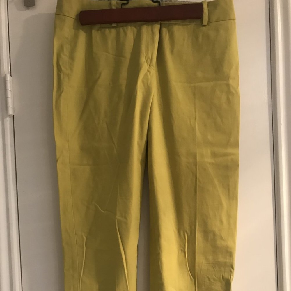 Talbots yellow pants 6P
